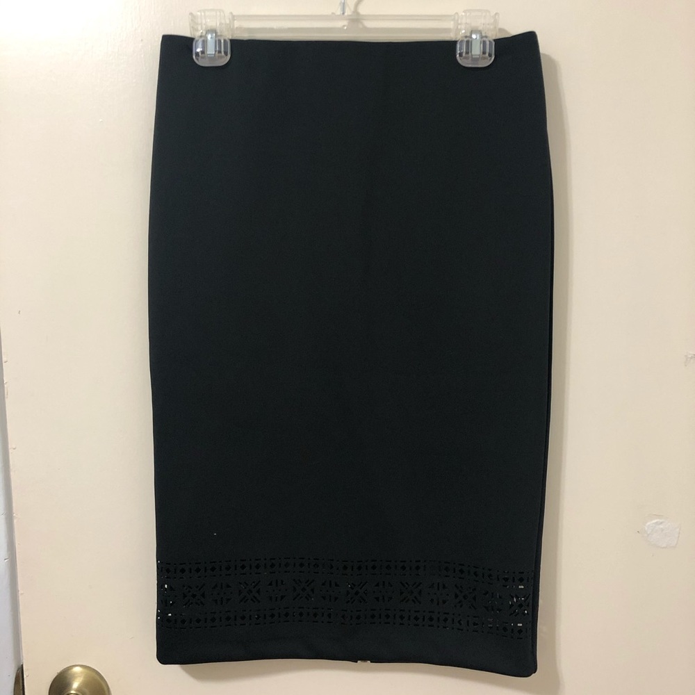 Vince Camuto Cut-out Pencil Skirt